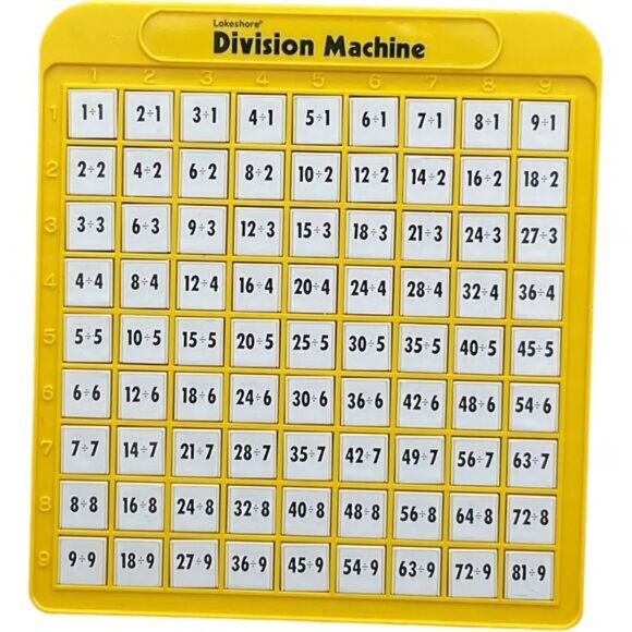 Lakeshore Division Machine Push Button Math Learning Educational Tool - Picture 1 of 3